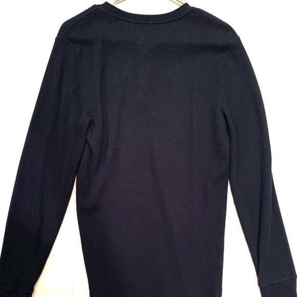 Mens Abercrombie & Fitch Long-sleeve Henley Shirt - Picture 4 of 4